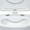 Унитаз BERGES подвесной VENTAS Rimless 49 см, сиденье дюропласт Ventas Slim SO, микролифт, быстросъём