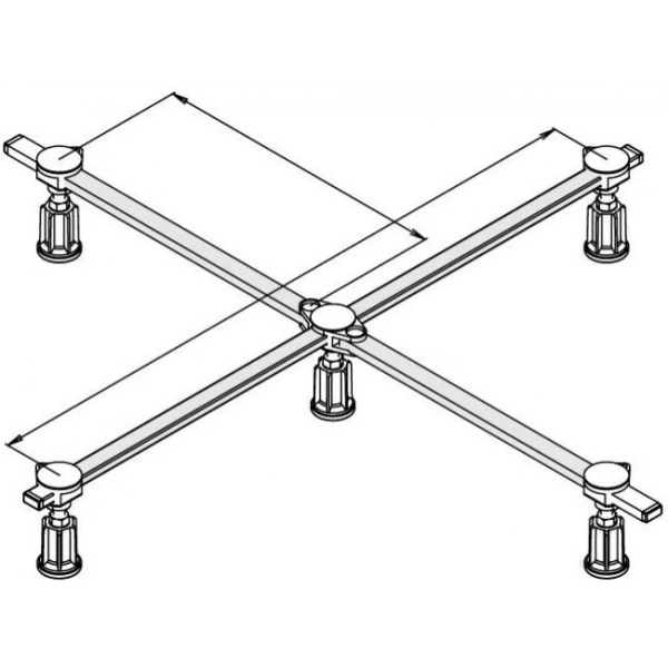 Опорная рама для поддонов Kaldewei 90х90 mod. 5200 584377000000 (Уценка)