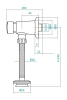 Кран для писсуара Santek Гала 1.WH30.2.089