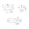 Стальная ванна Kaldewei Saniform Plus 375-1 180x80 112800010001 без покрытия