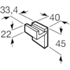 Крючок Roca Rubik 816840024