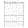 Душевой поддон полукруглый RGW ST/R-G Графит