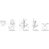 Писсуар с встроенным сенсором VitrA Arkitekt 4106B003-5598