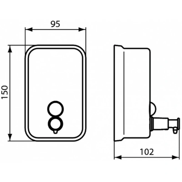 Диспенсер для мыла 500 мл Ideal Standard IOM A9109MY