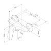 F85C20000 Sunny, смеситель для душа, хром, шт