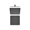 Квадратный верхний душ  250*250*2 мм AQUATEK, матовый черный AQ2072MB