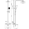Душевая система Timo Tetra-thermo SX-0169/17 с термостатом Золотой