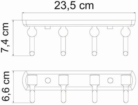 Крючок WasserKraft Oder K-3074